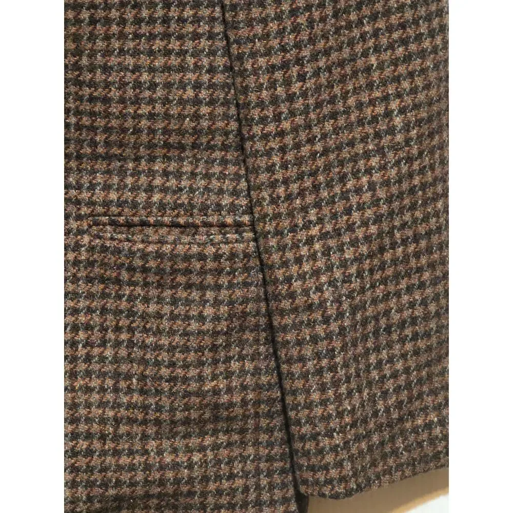 VTG Harris Tweed Alexandre London Wool Blazer 40R Houndstooth Sport Coat Jacket